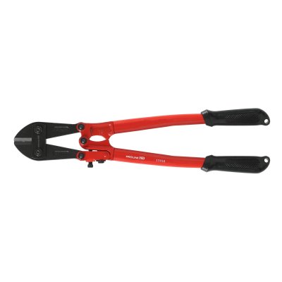 BOLT CUTTER. HIGEST QUALITY. JAWS MADE OF CHROME - MOLYBDENIUM STEEL, BLACKENED. BODY/TUBES PAINTED ORANGE. BLACK RUBER SLEEVES.