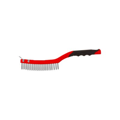 WIRE BRUSH - STAINLESS STEEL, 3X19 ROWS, 340MM, PROLINE