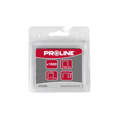 STAPLES TYPE A/53, 10MM, 11,3*0,7MM, 1000 PCS, PROLINE
