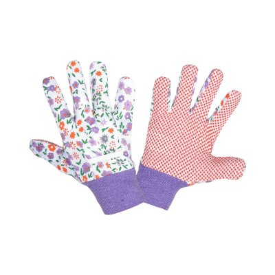 GLOVES DOTTED VIOLET L240508P, CARD, "8", CE, LAHTI