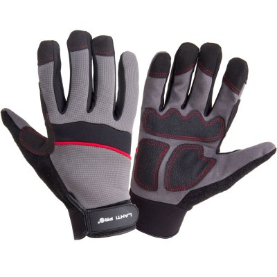 GLOVES MECH. BLACK-GREY L280908P, CARD, "8", CE, LAHTI