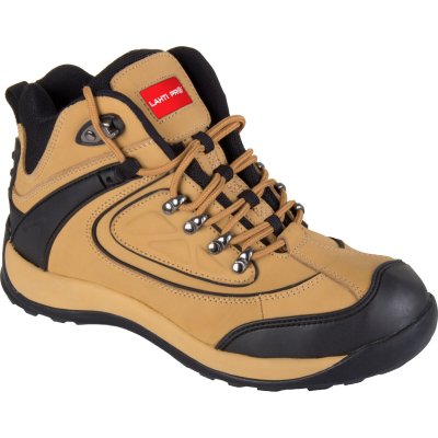 ANKLE SHOES, NUBUCK, HONEY-BLACK, SB SRA, "46", CE, LAHTI