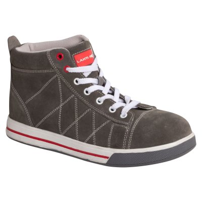 ANKLE SHOES, SUEDE, GREY-RED, SB FO SRA, "44", CE, LAHTI