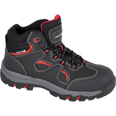 ANKLE SHOES, NUBUCK, BLACK-RED, S3 SRA, "39", CE, LAHTI