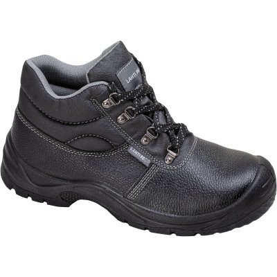 ANKLE SHOES, LEATHER, BLACK-GREY, S3 SRC, "43", CE, LAHTI