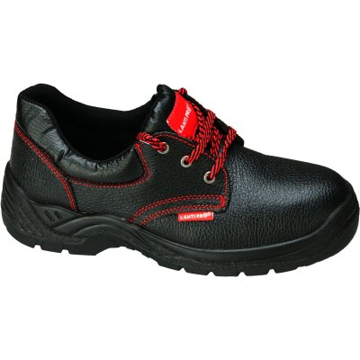 SHOES, NO TOE CAP, LEATHER, BLACK, O1 SRC , "42", CE, LAHTI
