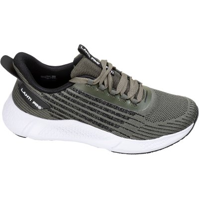 SHOES, KNITTED, 3D, GREEN-BLACK, "42", LAHTI