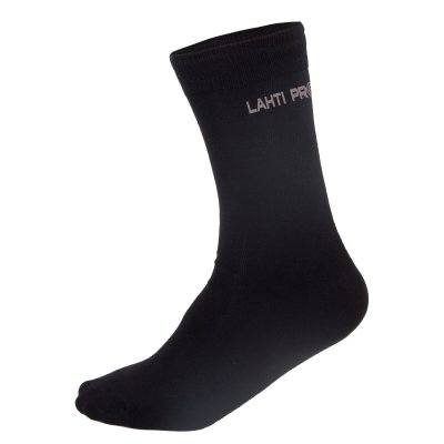 WORK SOCKS BLACK, THIN, 3 PAIRS, "39-42", LAHTI