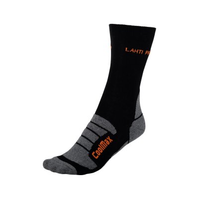 WORK SOCKS THERMAL GREY-ORANGE, 1 PAIR, "39-42", LAHTI