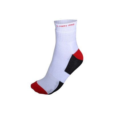 WORK SOCKS WHITE-RED, 3 PAIRS, "43-46", LAHTI