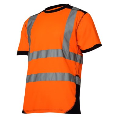 WARNING T-SHIRT, ORANGE-BLACK, "3XL", CE, LAHTI
