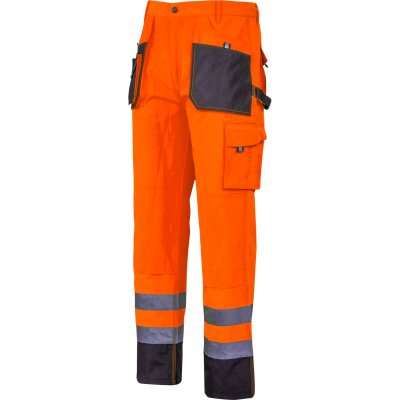 HIGH VIS. PANTS BLACK-ORANGE, "2XL", CE, LAHTI