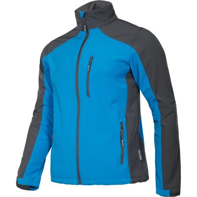SOFTSHELL JACKET, BLUE AND GREY, "2XL", CE, LATHI