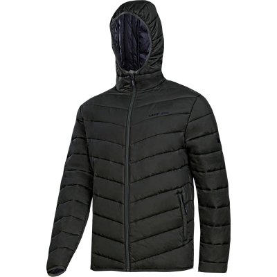 PADDED JACKET WITH HOOD, LIGHT, BLACK, "S", CE, LAHTI