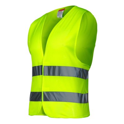 MESH VEST WITH REFLECTIVE TAPES YELLOW, "M", LAHTI