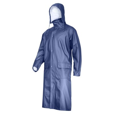 PU RAINCOAT, NAVY BLUE, "M", CE, LAHTI