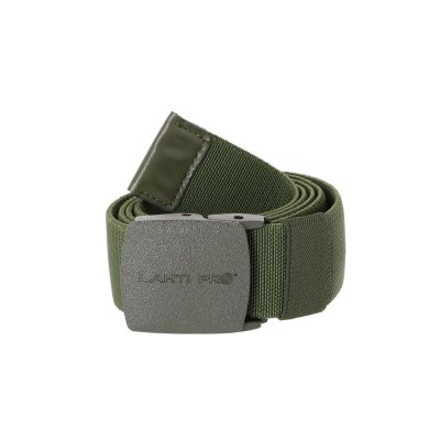 BELT FOR TROUSERS, 'METAL FREE', GREEN, ONE SIZE, LAHTI